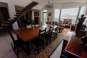 Villa | Dining - 4 Bed Villa Estate Sleeps 7 - Pool, Garden, Sauna (Kasakh)