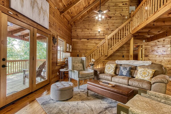 Smart TV, fireplace, video games