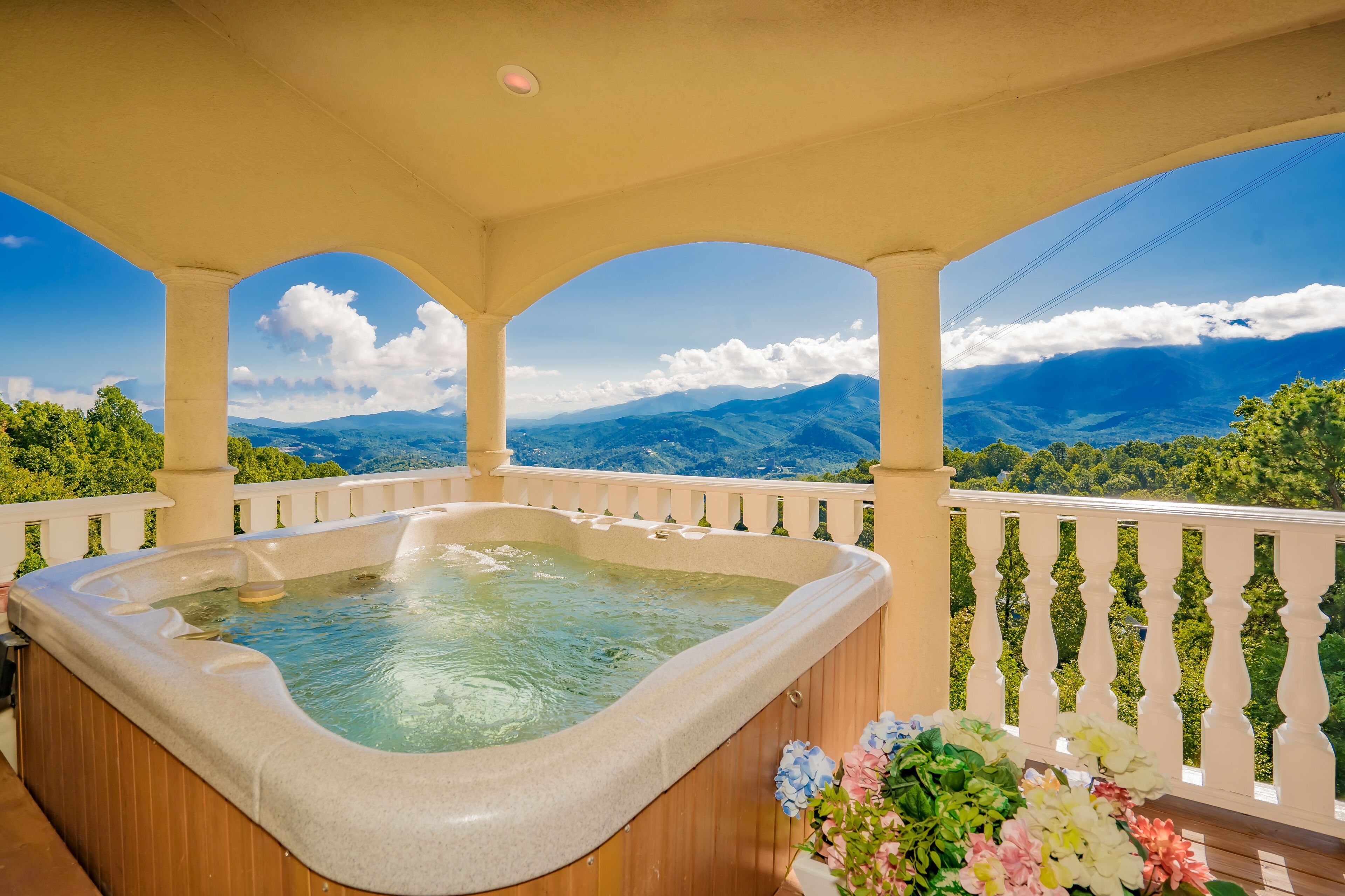 Bain à remous extérieur