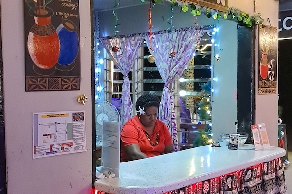 Konaklama yerinin ön cephesi