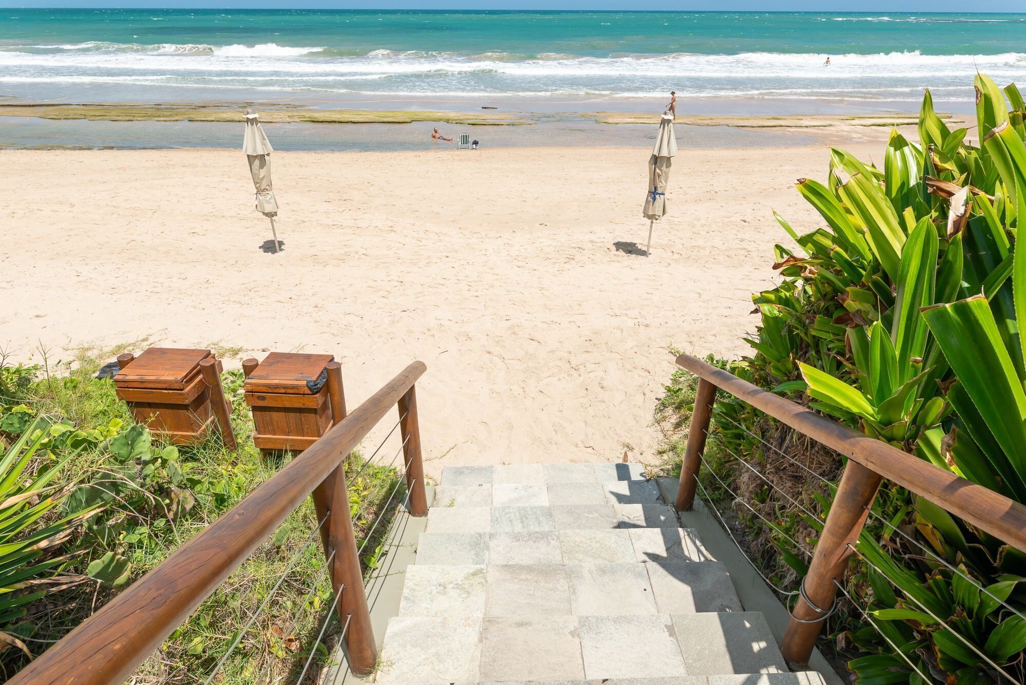 Apartment | Strand | Am Strand, weißer Sandstrand, Cabañas (kostenlos), Liegestühle