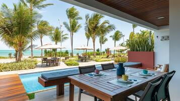 Apartamento | Restaurante al aire libre