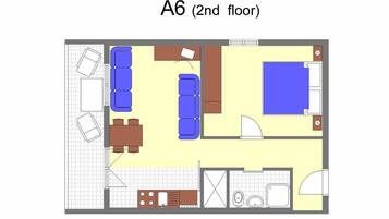Apartment (Stivy - 30m from beach - A6 2.kat(2+2) | Floor plan