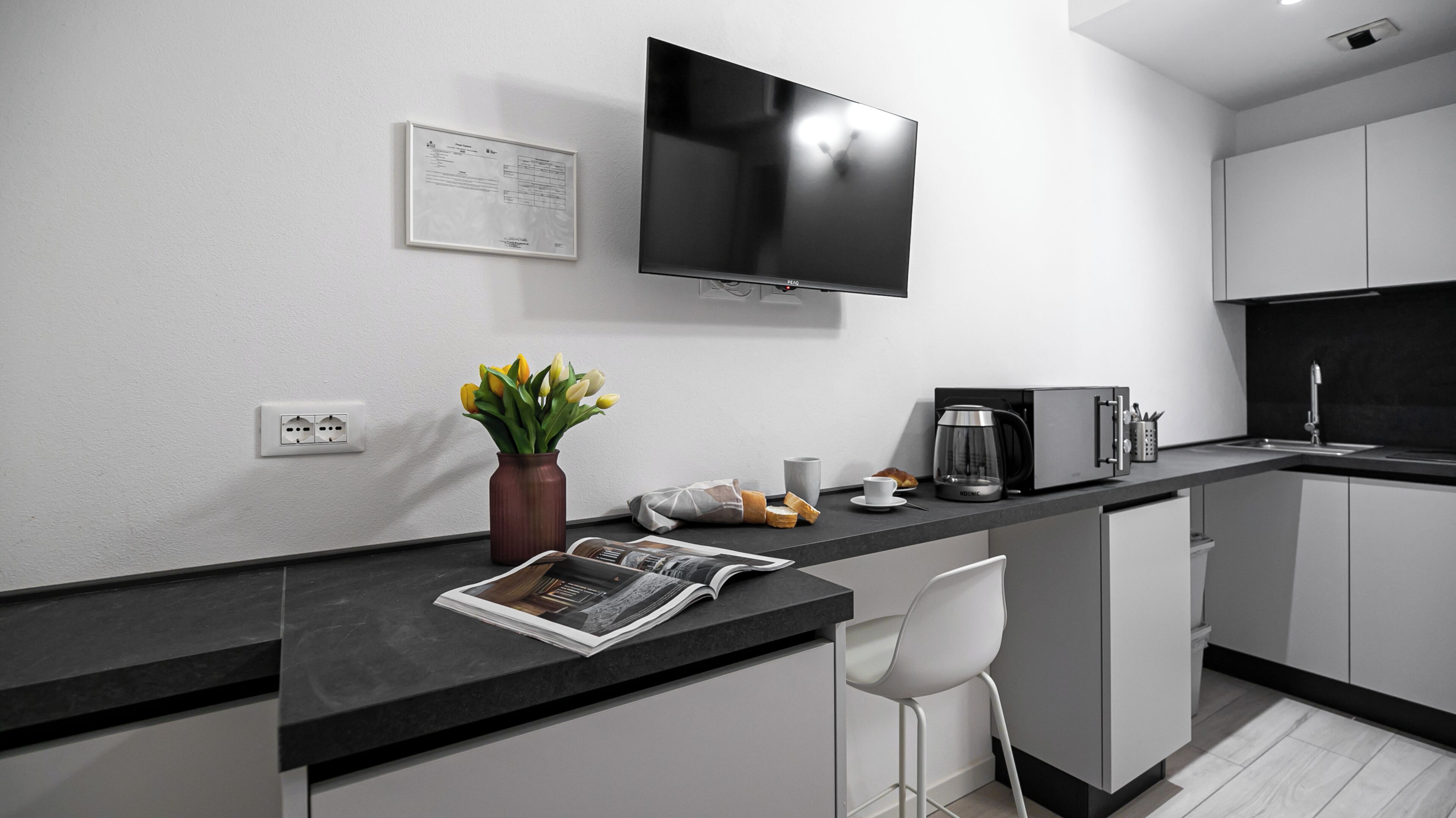 Apartment, 1 Twin Bed, Kitchenette | Private kitchen | Full-size fridge, microwave, stovetop, espresso maker