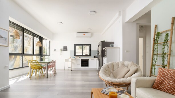 Apartment, 2 Bedrooms, 2 Bathrooms | Living area - Modern & Design by FeelHome (Tel Aviv)