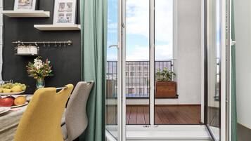 Appartement, 1 chambre, balcon | Balcon