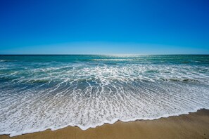 On the beach