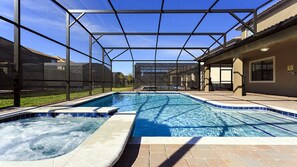 A heated pool - Last Minute Disney! Private Pool, Hot Tub & Themed Bedrooms. Book Now! #56593 (Orlando)