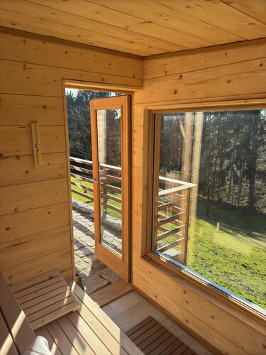 Tiny House Waldbeobachter **Sauna**