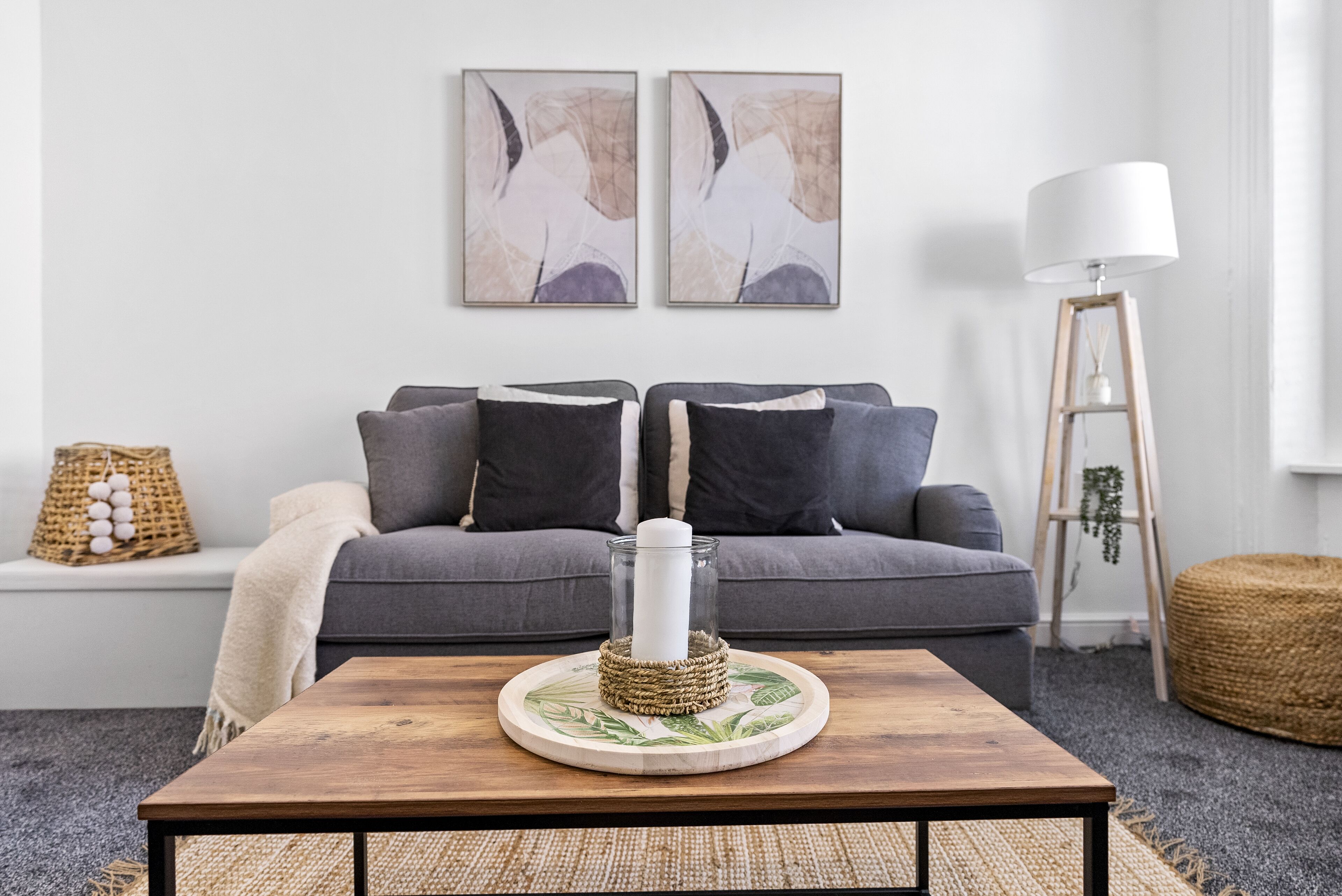 Lägenhet - privat badrum | Lounge