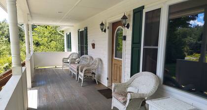 NEW for 2024, 6 person hot tub. Spacious country home with large back yard.