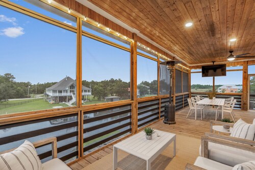 Endless Summer, A Waterfront Home with a Boat Dock