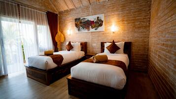 Habitación Deluxe con 2 camas individuales | Wifi gratis y ropa de cama