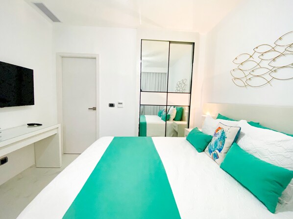 2 Schlafzimmer, Zimmersafe, Bügeleisen/Bügelbrett, kostenloses WLAN