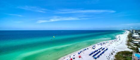 Accommodatie ligt op het strand