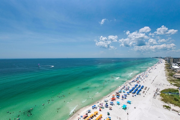 On the beach - Treasure Island 1706 (Panama City Beach)