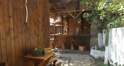 Rumah Pantai cabanas de aluguel