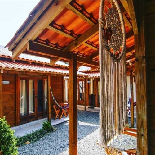 Rumah Pantai cabanas de aluguel