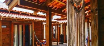 Rumah Pantai cabanas de aluguel