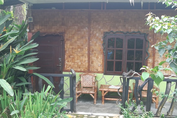 Habitación estándar con 2 camas individuales, 1 habitación, vistas al jardín | Terraza o patio