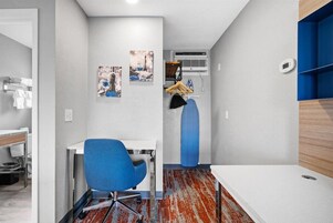 Desk, iron/ironing board, free WiFi, bed sheets