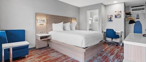 書桌、熨斗/熨衫板、免費 Wi-Fi、床單