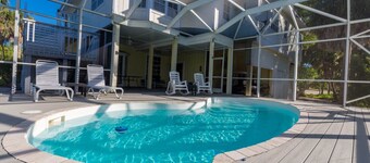 6BR North Captiva Home with Private Pool and 2 Golf Carts