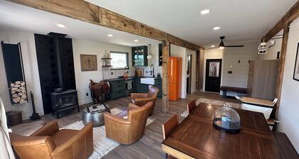 Brand new, fully remodeled tack room in a working barn at Rebel Ranch.