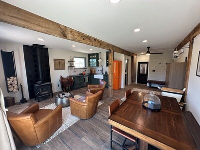 Brand new, fully remodeled tack room in a working barn at Rebel Ranch.