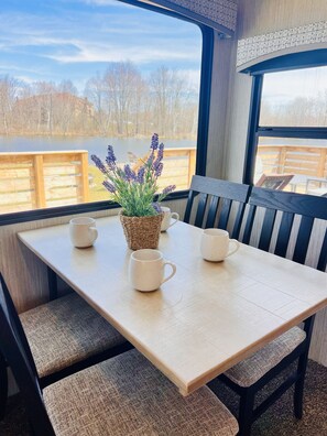 Dining - Lakefront 1 bedroom tiny home (Acton)