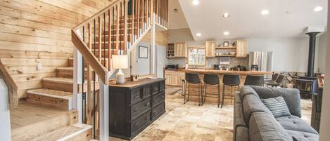 Smart TV, table football, books