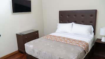 Economy Double Room | Individually furnished, desk, laptop workspace, blackout curtains