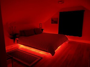 1 slaapkamer, een bureau, gratis wifi, beddengoed