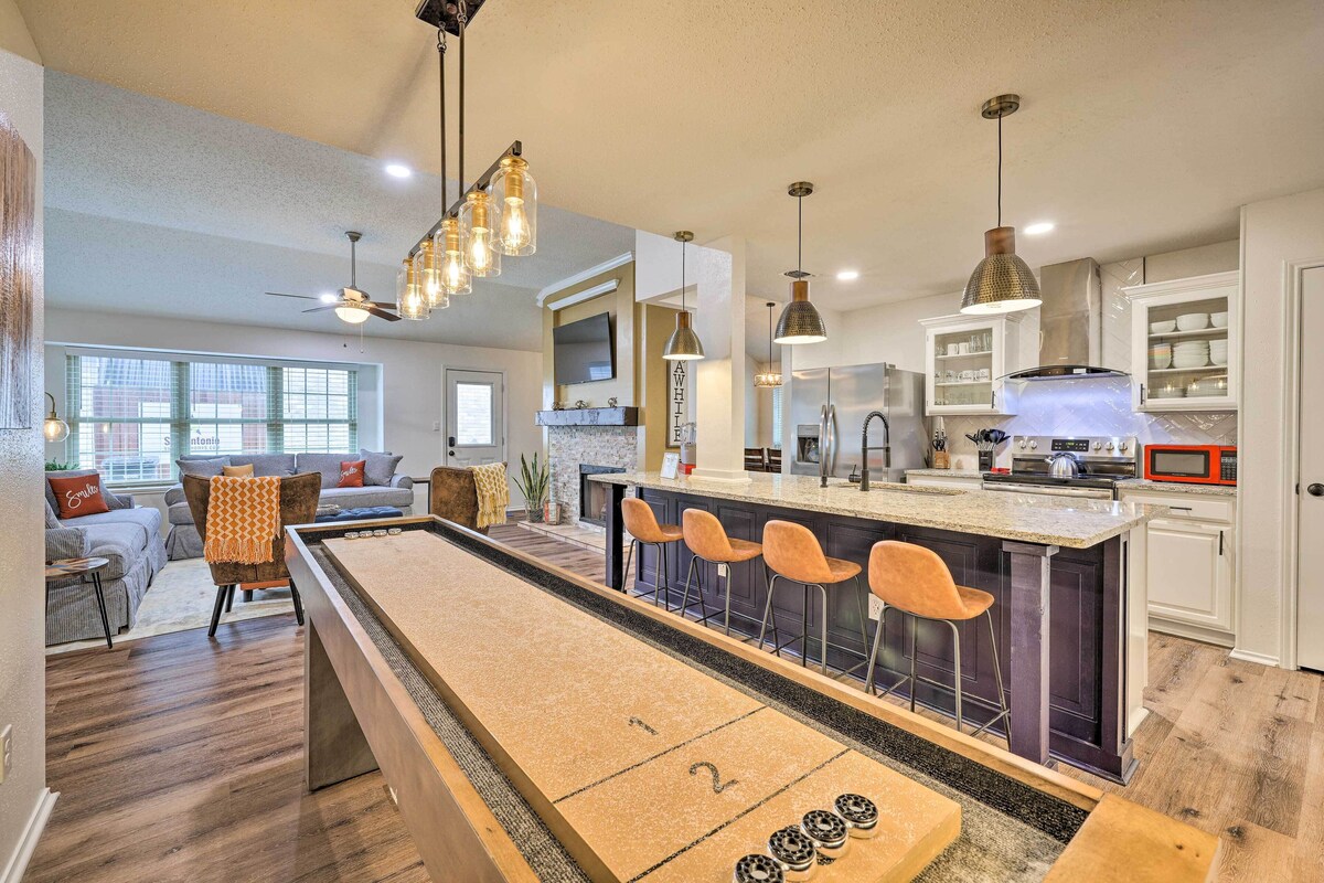 San Antonio Family Home w/ Game Room & Fire Pit!