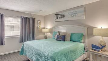 4 bedrooms, iron/ironing board, travel crib, WiFi