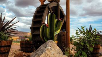 Stuga Grand - 1 sovrum - bastu - utsikt mot bergen | Terrass/Patio