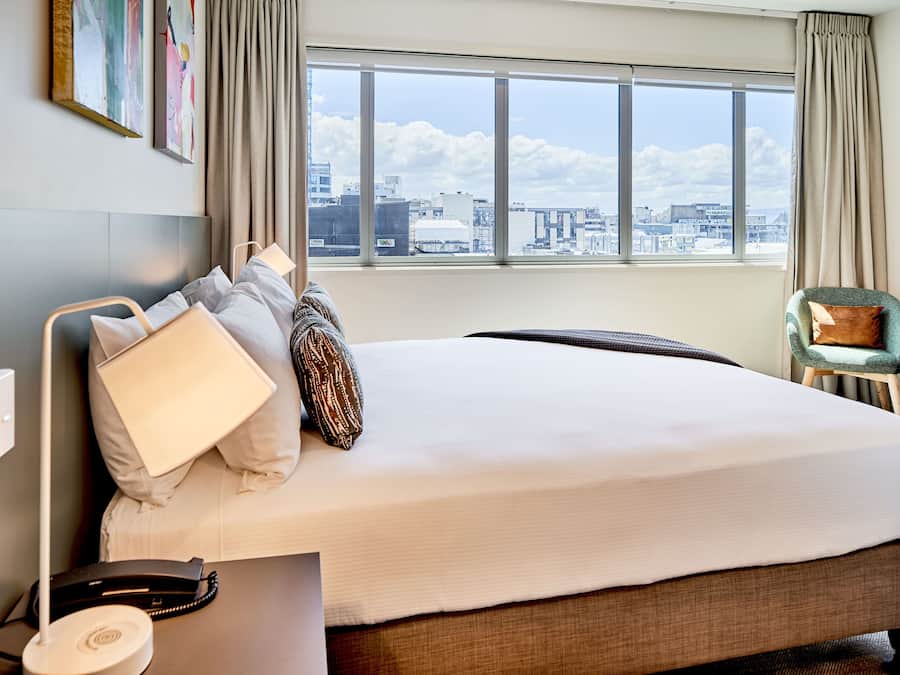 Premium bedding, pillowtop beds, in-room safe, blackout drapes