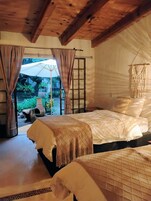 Basic Room, 1 Bedroom, Garden View | 1 bedroom, bed sheets