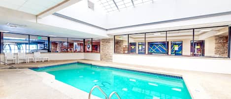 Indoor pool, a heated pool