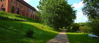 'Haus Hilde Zarrentin' on Lake Schaalsee with Private Terrace & Garden