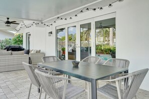 Outdoor dining - Beautiful and renovated villa - 5mn from the beach (Pompano Beach)