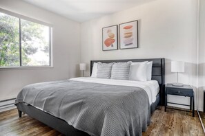 1 soverom, strykejern/-brett, wi-fi og sengetøy