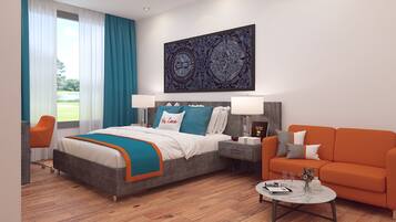 Doppia Luxury | Minibar, una cassaforte in camera, una scrivania, postazione laptop