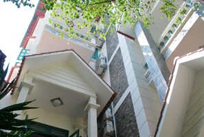 Overnatningsstedets facade