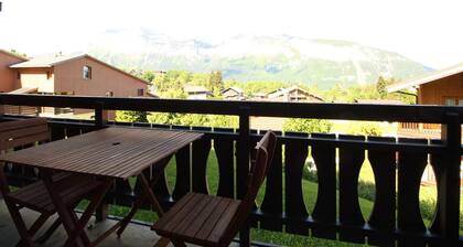 Appartement 2 piÚces 5 pers, pied des pistes, garage privé, proche village et commerces