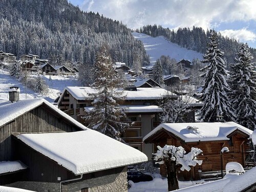 Studio mit Bergblick für 4 Personen, direkt an der Piste, nahe Geschäfte