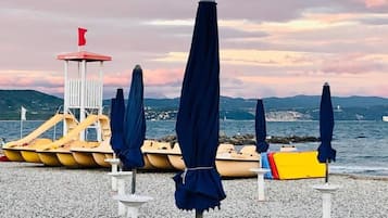 Tæt på stranden
