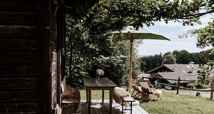 Hütte 40qm, 2 Schlafzimmer, Küche, Garten, W-lan