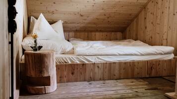 2 室のベッドルーム、ベッドシーツ