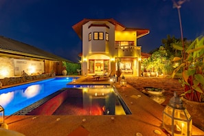 Front of property - evening/night